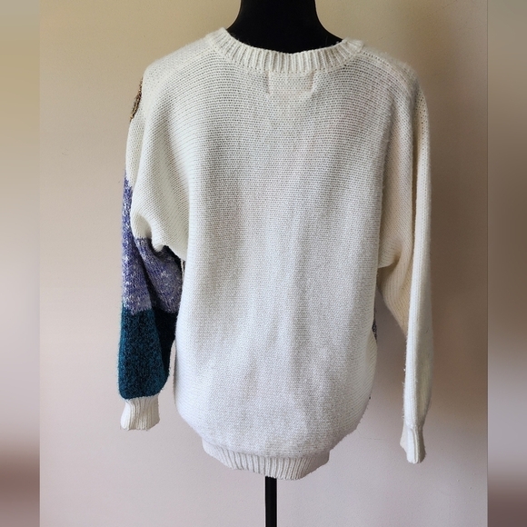 Jaclyn Smith Women's Multi-Color Floral Cardigan Women's Size M. - Picture 2 of 6